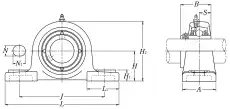Подшипник UCP206D1 NSK
