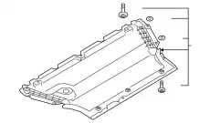 Шумоизоляция 8W0863821E VAG