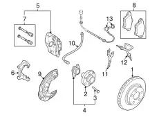 Ступица VAG 4A0407615F