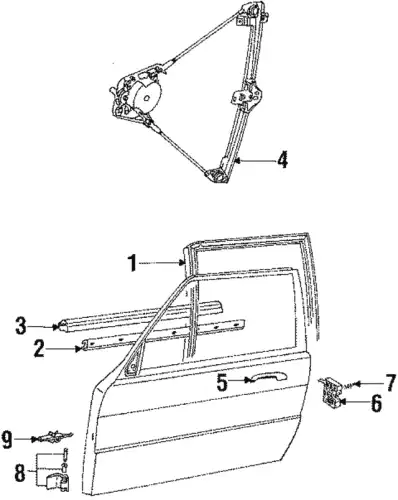 Ручка двери VAG 813837205C
