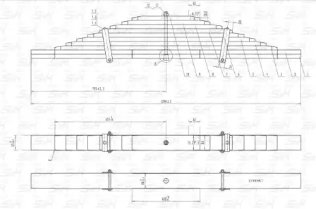 Рессора подвески S&K SK295000301
