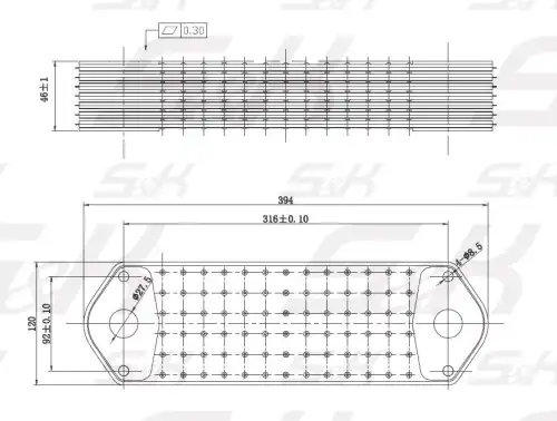 Масляный радиатор S&K SK703000102