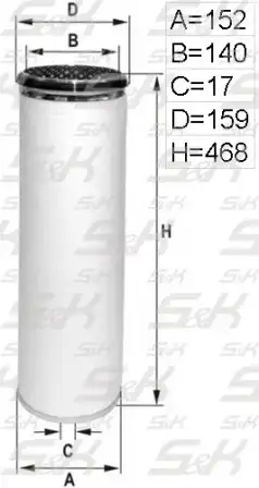 Фильтр воздушный S&K SK585000201