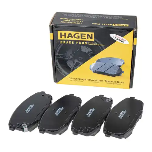 Тормозные колодки дисковые передняя ось HAGEN GP4098