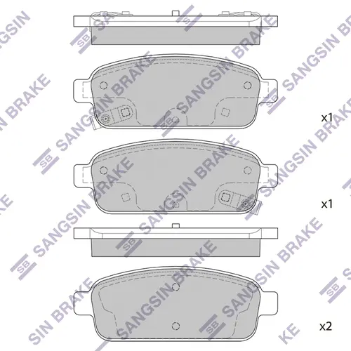 Тормозные колодки дисковые HAGEN GP1363