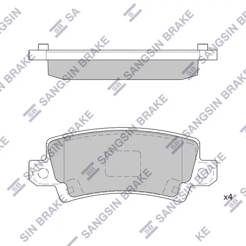 Тормозные колодки дисковые HAGEN GP1503