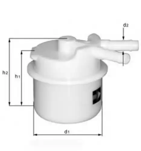 Топливный фильтр KNECHT KL205