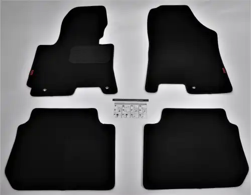 Коврики в салон COMFORT 2524502F KIA Cerato 2012-н.в. 4 шт., черный