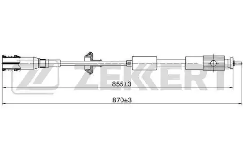 ТРОС СПИДОМЕТРА ZEKKERT BZ-1020
