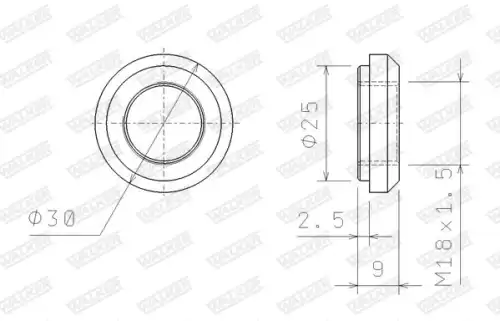 ГАЙКА ПОД Л\З 80433 WALKER