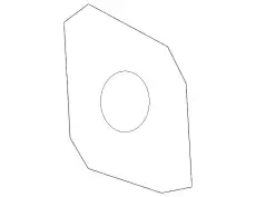 Крыло MAZDA B00170490