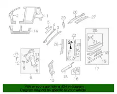 Крыло MAZDA B00170490
