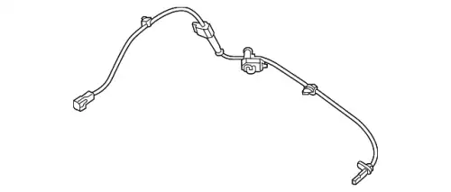 Датчик ABS MAZDA K0114370XA