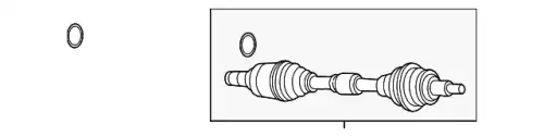 ВАЛ ПРИВОДНОЙ FTH32560X MAZDA