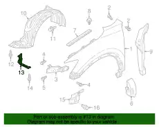 SHIELD(R),SPLASH KD5356114 MAZDA