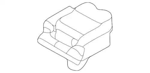 SPACER,WINDOW B45550891 MAZDA