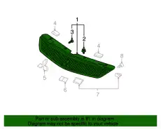 Решетка радиатора MITSUBISHI 7450A245
