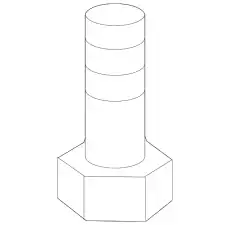BOLT,TENSIONER LF1712717 MAZDA