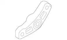 BRACKET NO.1,ENGINE K12839010 MAZDA