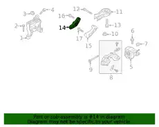 BRACKET NO.1,ENGINE K12839010 MAZDA