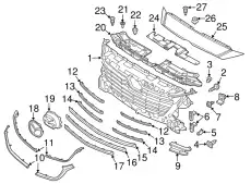 Подиум B63B50716 MAZDA