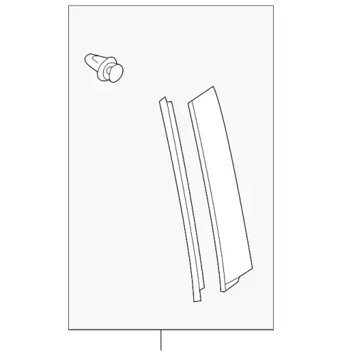 GARNISH (L) RR DOOR KD5350M40 MAZDA