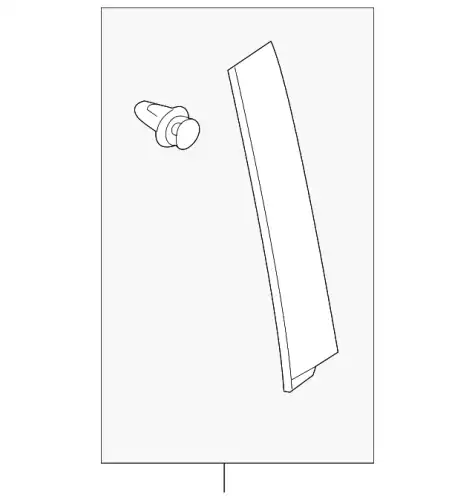 GARNISH(R),REAR DOOR KB8A50M30B MAZDA