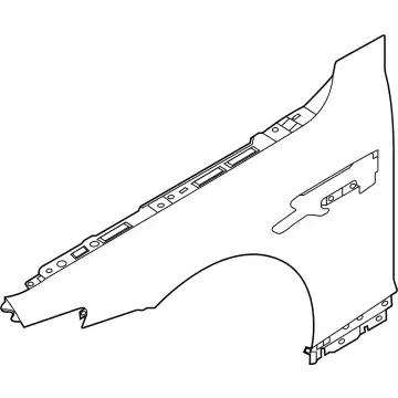 Крыло HYUNDAI / KIA 66310D2500