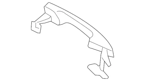 Ручка двери MAZDA KD535841XE33