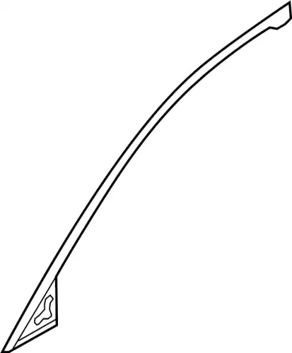 MOULD(L),FRT.SASH'A' GBEF50985B MAZDA