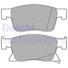 Тормозные колодки дисковые DELPHI LP3237