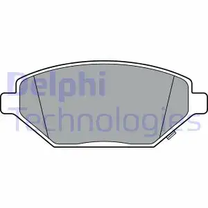 Тормозные колодки дисковые DELPHI LP3301