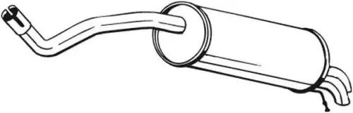 Глушитель задний 278-725 BOSAL