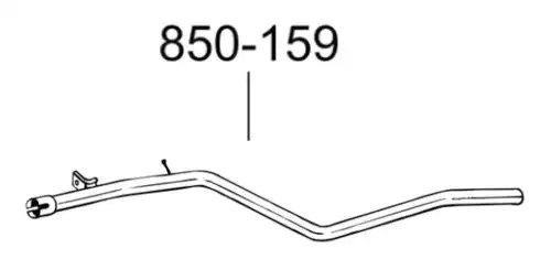 Труба промежуточная 850-159 BOSAL