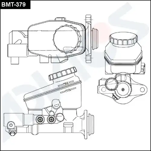 BMT-379 Главный тормозной цилиндр ADVICS
