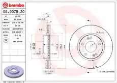 Тормозной диск BREMBO 9907920