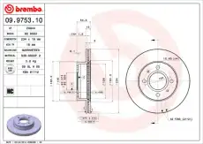 Тормозной диск BREMBO 9975310
