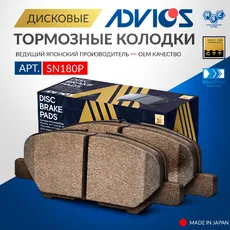 Тормозные колодки дисковые задняя ось ADVICS SN180P