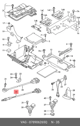 лямбда-зонд Audi 078906265Q VAG