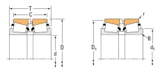 Подшипник JM 714249/210 (JM 714249/JM714210) TIMKEN