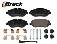 Тормозные колодки дисковые BRECK 292290070300