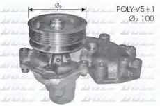 помпа!\ Alfa-Romeo 145, Fiat Croma/Tipo 1.9TD/TDs 92> L-144 DOLZ