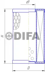 Фильтр масляный DIFA DIFA 5331M