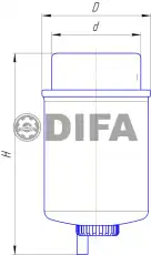 Топливный фильтр DIFA DIFA 6133
