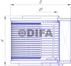 Фильтр воздушный DIFA DIFA 43131