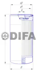 Фильтр масляный DIFA DIFA 5110