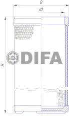 Фильтр воздушный DIFA DIFA 43135-01