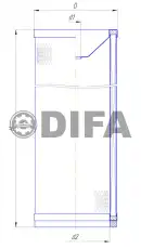 Фильтр воздушный DIFA DIFA 43139M-01