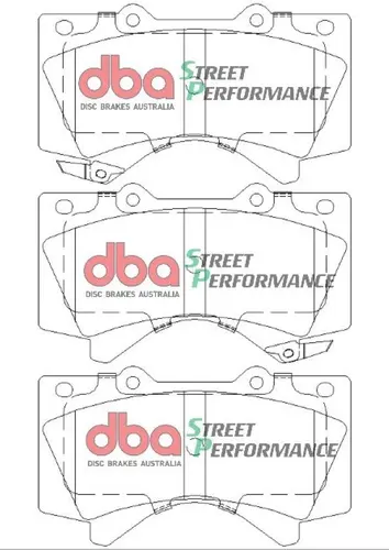 Тормозные колодки дисковые передняя ось DBA DB1838SP