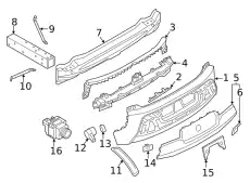 Кронштейн бампера Ср 51127462344 BMW